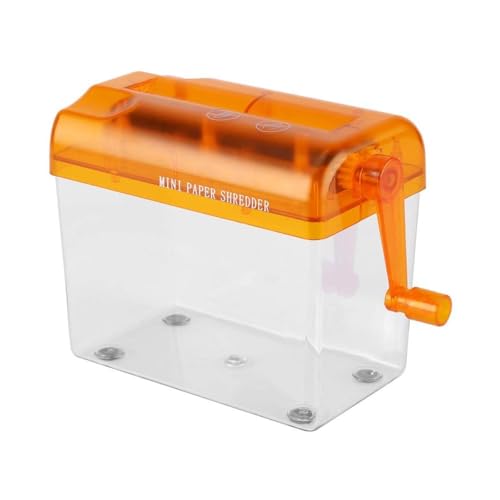 Portable Hand Shredder Yipgou A6 Paper Shredder Manual Paper Shredder...