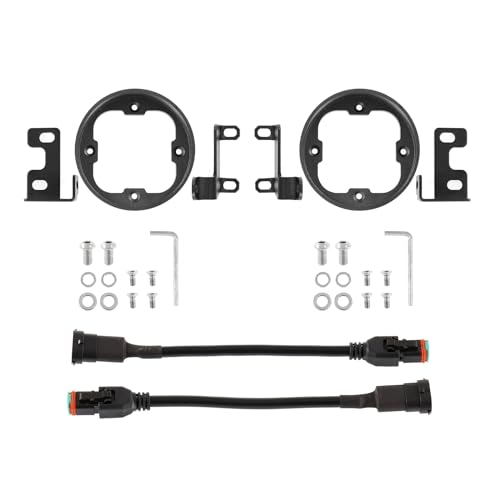 Auxbeam XP-Ultra Series 3 Inch Fog Light Brackets Kit for Toyota 2012~2022 Tacoma, 2010~2022 4Runner, 2014~2022 Tundra (Bracket Only - Lights Not Included) XP-Ultra 3" Brackets QP008892