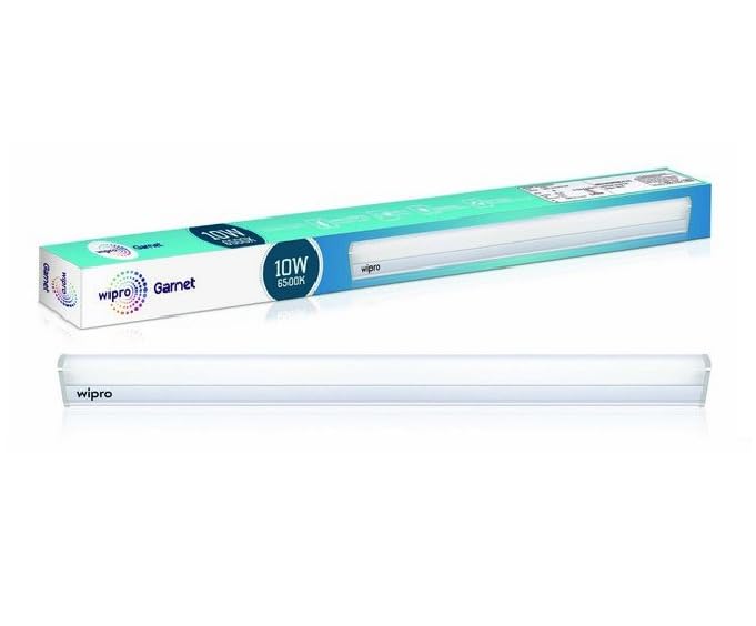 Wipro Garnet 10W LED Batten for Living Room & Bedroom | 2 Ft |Cool Day white (6500K) | Bright & Energy Efficient Tubelight for Home & Office | Tubelight for Store Room , Kitchen | Pack of 1-picture-29