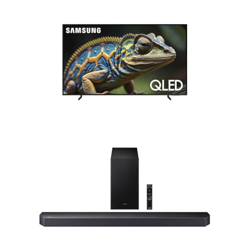 Image of Samsung 85-Inch Class QLED 4K Q60D Series Quantum HDR Smart TV w /Object Tracking Sound Lite (QN85Q60D, 2024 Model) + Samsung Q-Series Soundbar HW Q600F 3.1.2 ch Subwoofer (2025 Model)
