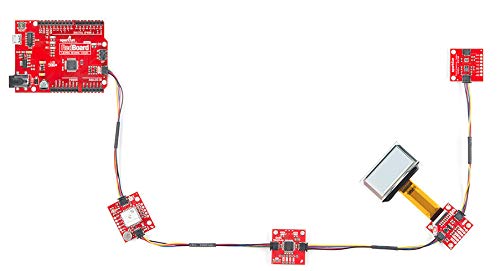Sparkfun Qwiic Cable Kit Hook Up I2C Qwiic Development Boards In No Time No Soldering Required Includes 10 Cables Different Lengths Styles Breadboardable Polarized 4-Pin Jst Connector Daisy Chain-Able #TOP4