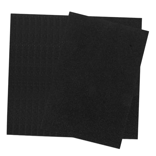 Papier mousse pailleté noir A4 Uonlytech pour loisirs créatifs - 5