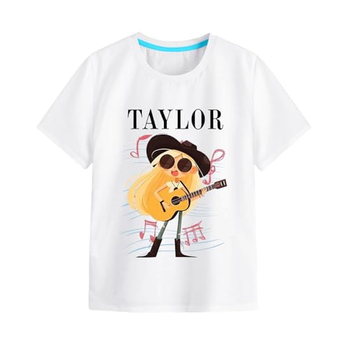 Girls Shirt for Music Lovers Cotton Concert Party Holidays4