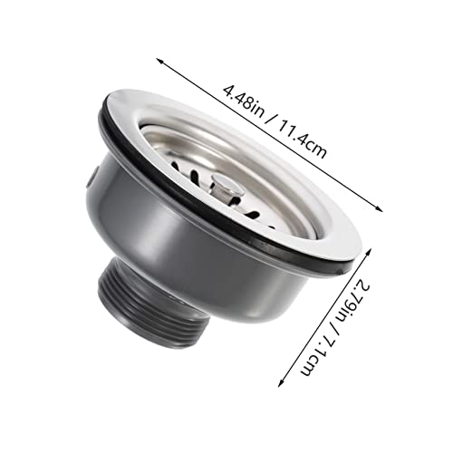 Colador para fregadero de cocina LIFKOME acero inoxidable miniatura 2