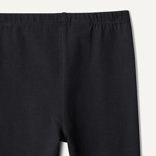 Image of Amazon Essentials Girls' Cotton Stretch Leggings, Multipacks