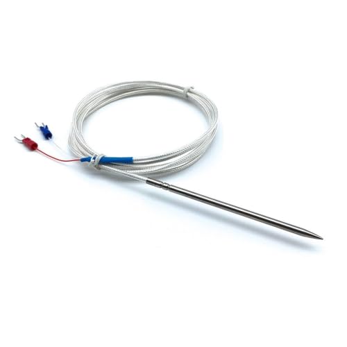 Sensor de temperatura NTC 10K con sonda de aguja de acero inoxidable y cable blindado de 1m