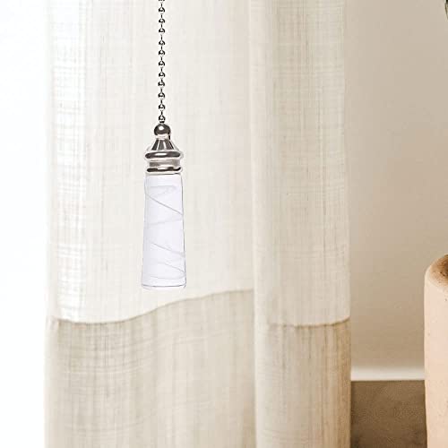 Image of 2 Sets Pull Chain Extension with Connector Replacement for Ceiling Light Ceiling Fan Lighting Pendant Pull Chain Blades Ceiling Fan with Lights (CC)