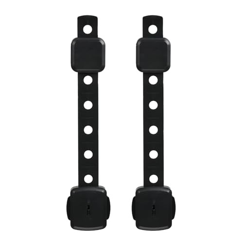 Image of Fursafe&Q Cabinet Locks Baby Proofing, Baby Drawer Safety Locks -Adhesive Child Safety Lock Straps Adjustable Door Latch for Fridge Toilet Oven No Drill Furniture Kitchen Lock