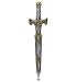 Planet Pens Medieval Sword Novelty Pen - Cool Funny Pens for Kids, Teens, Adults, Fun Cool Ball Point Pen for School Writing Unique Office Supplies, Cool Sword Pen Gift for Men and Women - 6 Inches