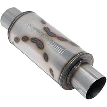 Black Widow Exhaust - Widowmaker 10 + BW Hot Wheels Toy - 2.5" Inlet/Outlet Muffler BW0013-2