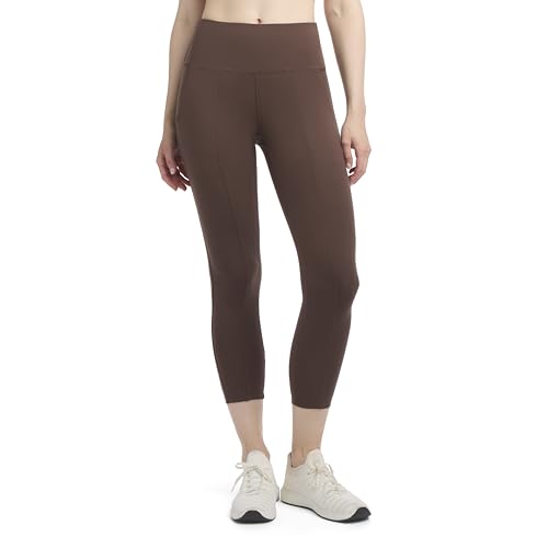 Leggings Crop Jockey Femme Pantalon Extensible avec Poches Pratiques
