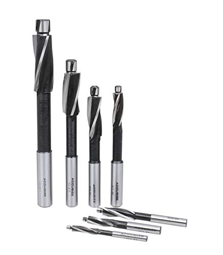 Accusize Industrial Tools 508S-007M 7 Pc Metric Hss Solid Capscrew Counterbore Set thumb #8
