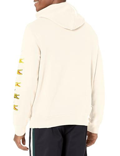 Lacoste Men's Stacked Timeline Croc Hoodie Sweatshirt2