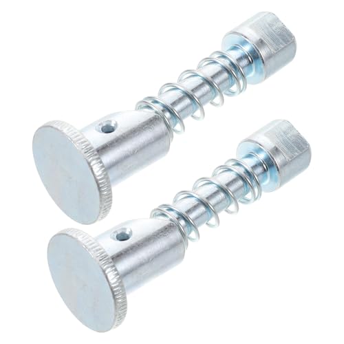 2 Pack Forklift Locating Pins for 2-3 Ton Models, Zinc-Plated Steel
