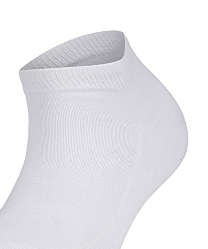 Image of FALKE Women's Family Cotton Sneaker Socks, White, 8-10.5