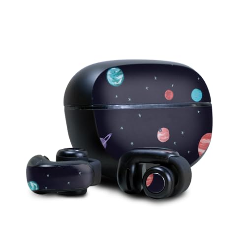 Image of Skin Compatible with Bose Ultra Open Earbuds - Bright Night Sky - Premium 3M Vinyl Protective Wrap Decal Cover - Easy to Apply | Crafted in The USA by MightySkins