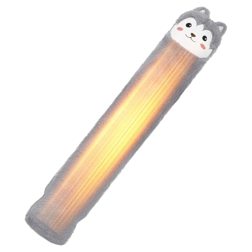 生理痛・筋肉痛用湯たんぽ | 繰り返し使える 大型 ソフトカバー付き - ロング湯たんぽ カバー付き,首 肩 腹部 生理痛 女性 男性 高齢者 家庭 オフィス 旅行 誕生日 クリスマス 用