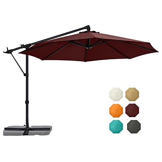 ABCCANOPY 10FT Offset Hanging Umbrella