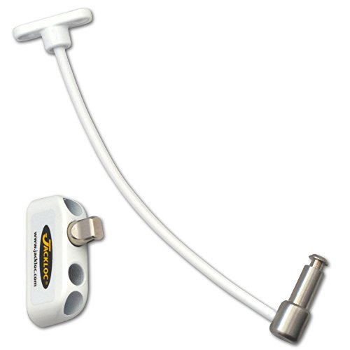 Jackloc Window Restrictor Push & Turn White
