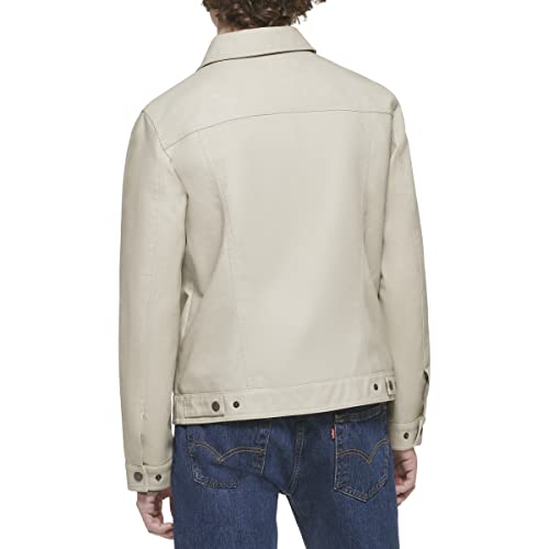 Image of Levi's Men's Faux Leather Classic Trucker Jacket