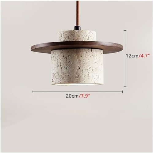 Lustre en pierre naturelle pour sublimer un coin de chevet et une allée sombre - 5