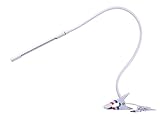 Amazlab DL3 LED Extra-long Flexible Necked Lamp, White