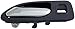 Dorman 92418 Rear Driver Side Interior Door Handle Compatible with Select Honda Models, Black; Chrome