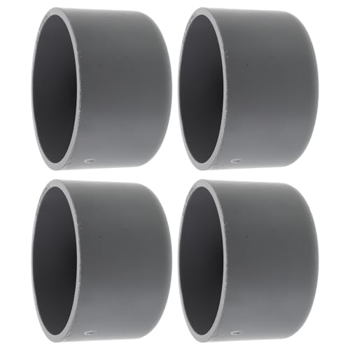 GARVALON Cubiertas Antipolvo para Cojinetes de Rueda de Remolque, Tapas Protectoras de Eje de PVC de 90 Mm, 4 Piezas, Resistente al Agua y Polvo, Accesorio para Remolques y Caravanas,
