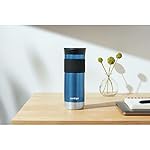 Contigo Byron Vacuum-Insulated Stainless Steel Travel Mug, 20oz - Leak-Proof Lid, BPA-Free, Blue Corn - Perfect Reusable Cup for Coffee or Water; hot and cold beverage holder - Image 4