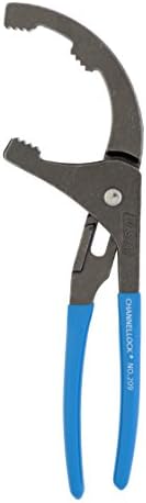 Channellock 209 9-Inch Oil Filter & PVC Pliers | Ideal for Engine Filters, Conduit, and Fittings | Forged from High Carbon Steel | Made in the USA,Blue