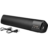 MusicMan Bluetooth FM Soundbar Scheda MicroSD USB AUX Display LCD LED Streaming musicale Potente altoparlante Batteria integrata BT-X54