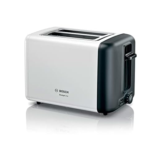 Bosch TAT3P421 tostadora 2 rebanada(s) 970 W Negro, Blanco