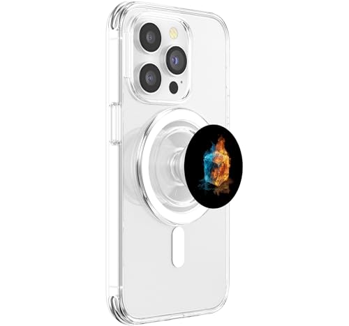 PopSockets PopGrip pour MagSafe Cube Chaud et Froid pour éviter les chutes de mobile - 4