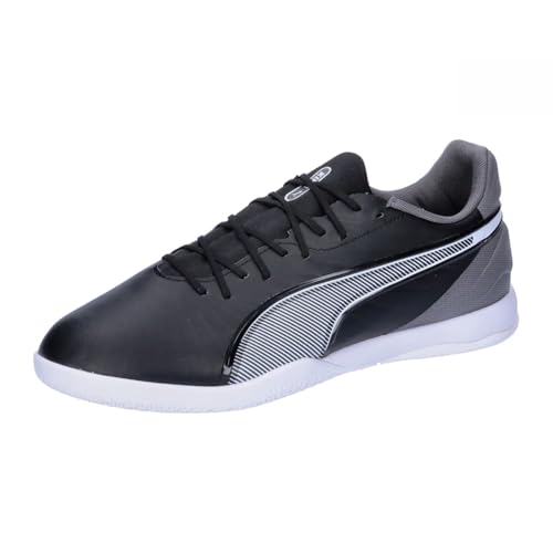 Puma Unisex Adults King Match IT Soccer Shoe, Puma Black-Puma White-COOL Dark Gray, 40 EU