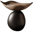 Qiawvio 玄関収納キャビネットテーブルトップの装飾品は手入れが簡単樹脂素材を採用し 多機能で様々なシーンに対応リビング 書斎 玄関 寝室など あらゆる空間に設置可能トレイ表面は滑らかで 布で軽く拭くだけで清潔に保てます (ダークカラー)