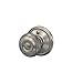 Schlage F10 GEO 619 Georgian Door Knob, Hall & Closet Passage Lock, Satin Nickel