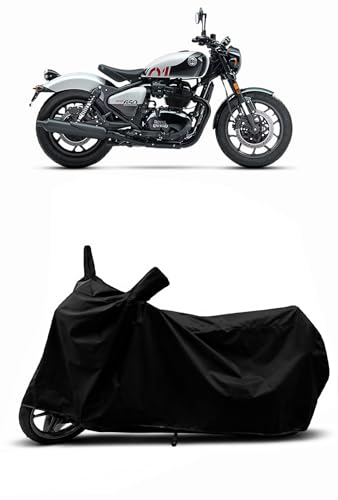 Image of Heavy Duty Waterproof Scooty & Bike Cover for Royal Enfeild Shotgun 650 - UV Resistant, Dustproof & Rain Protection, All-Weather Outdoor Cover for Bikes & Scooty with Buckle Straps
