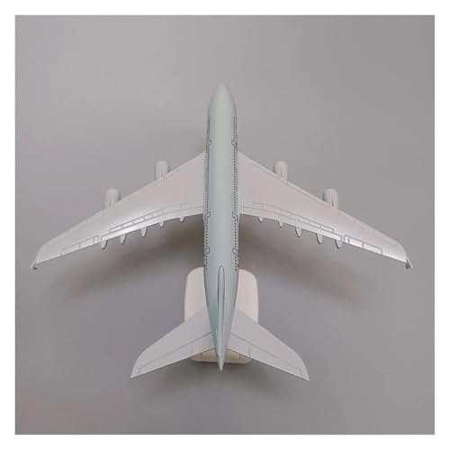 Modelo de avión de aleación Qatar A380 miniatura terminada de 20cm 2