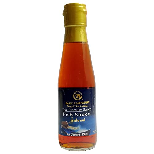 Image of Blue Elephant Thai Fish Sauce, 240 grams | Essential Ingredient for Thai Recipes | Ideal for Stir-Fries, Soups and Marinades