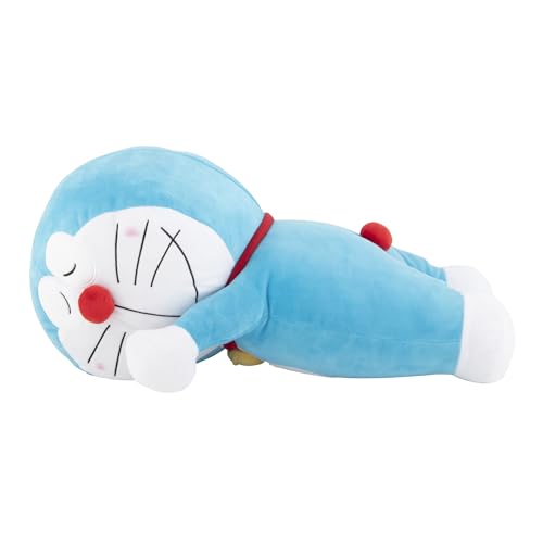MORIPiLO 抱き枕 ドラえもん ぬいぐるみ クッション 約45cm ブルー 大きい プレゼント グッズ (すやすや添い寝枕) まくらのモリシタ 133527