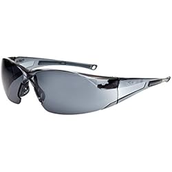 Gafas De Seguridad Bolle Polarizadas RUSH - Montura y ocular PC ahumado anti-rayaduras y anti-vaho