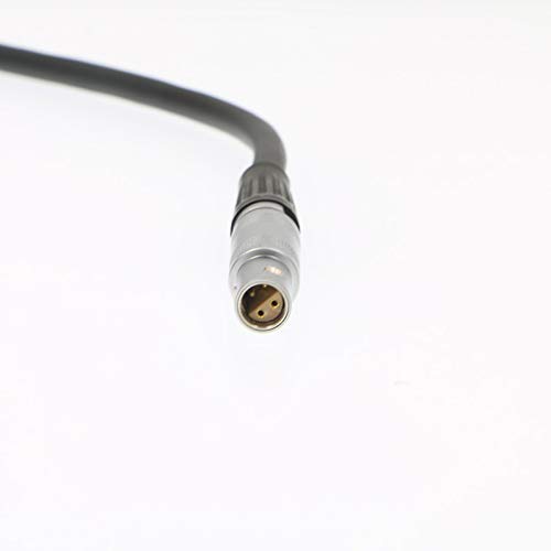 Uonecn 3-Pin Male to 2-Pin Male 2-Pin Female Cable for ARRI Heden Cmotion Compact Remote Run Stop Record Cable