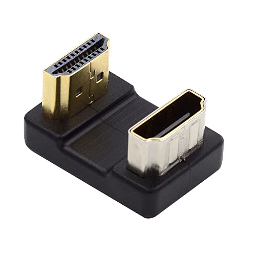 cablecc Adaptador HDMI ángulo 360° macho a hembra miniatura 1