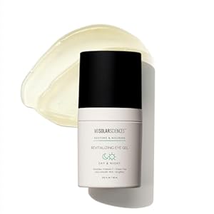 MDSolarSciences Revitalizing Eye Gel, Fine Line Treatment, Anti-Aging, Reduces Dark Circles, Puffiness, and Wrinkles, Firming Eye Treatment with Antioxidants and Hyaluronic Acid, 0.5 oz