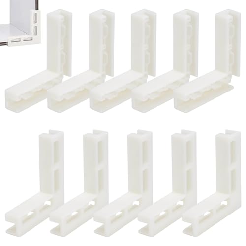 Recopilación de Esquinas para fotografías los mejores 10. 48 UNICRAFTALE 10 soportes de fondo para fotografía de 65 x 65 x 13 mm, soporte vertical para fondo de plástico, soportes de esquina en L, color beige, soporte ajustable para...