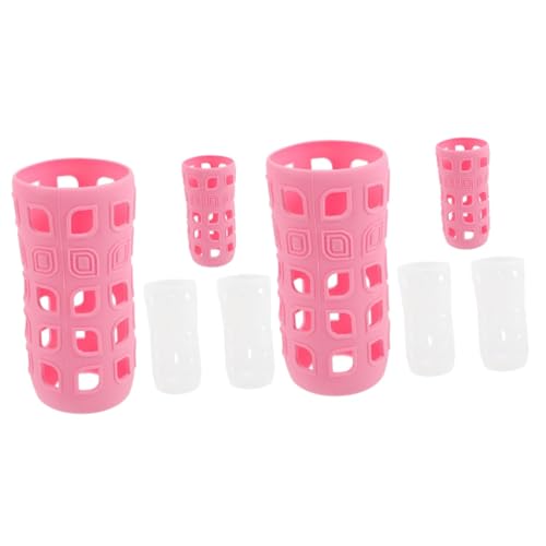 Manchon de bouteille en silicone réutilisable Toyvian pour isolation thermique au quotidien