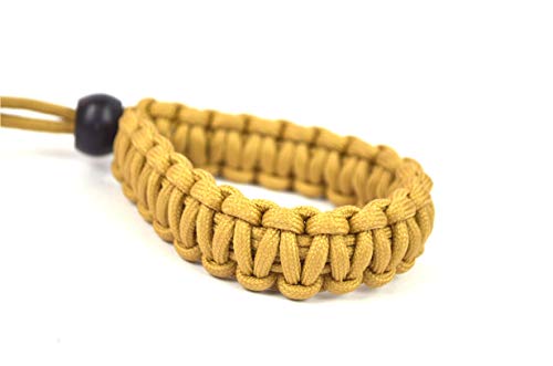 Image of Paracord Wrist Strap for robust hand grip to hold all DSLR camera /heavy gear /Binocular