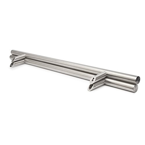 Oblique104 Modern Stainless Steel Sus304 Entrance Entry Commercial Office Store Front Wood Timber Glass Garage Aluminum Business Office Door Pull Push Handles Double-sided (24 Inches /600x32mm)