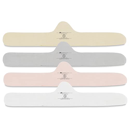 More of Me to Love Organic Cotton Bra Liner 4-Pack (Pearl White, Blush Pink, Stone Gray, Fawn Beige)