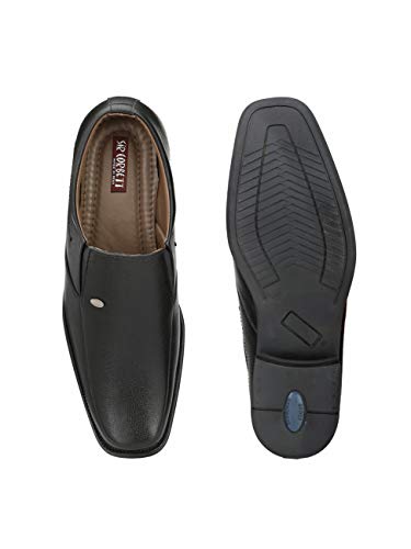 Image of SIR CORBETT Faux Leather Formal Shoes for Men